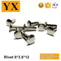 High quality 8mm metal rivets for file folder 8*12