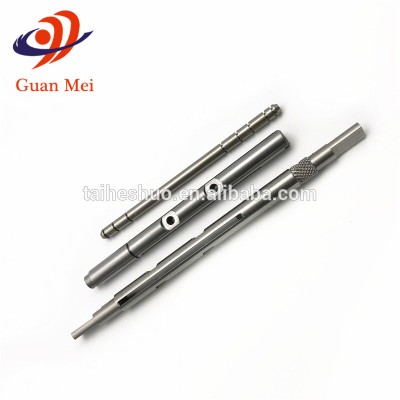 custom precision CNC lathe machining metal shaft