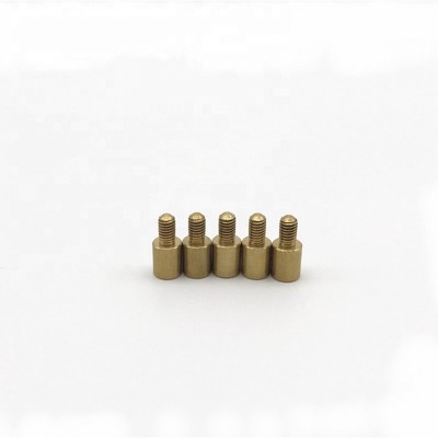 Custom M2 M2.5 M3 M4 threaded brass hex standoff