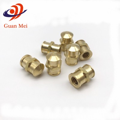 OEM High Quality Brass Hex Long Connecting Hexagon Coupling Nuts